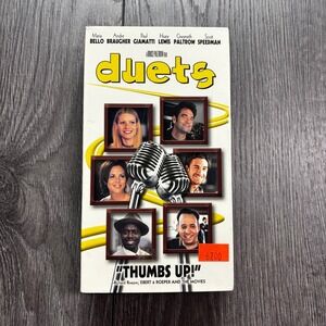 Duets VHS 2000 Movie Gwyneth Paltrow Huey Lewis Paul Giamatti Karaoke Comedy